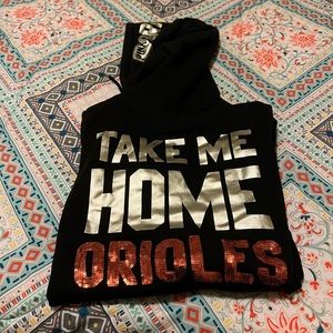 Victoria Secret Pink Orioles hoodie